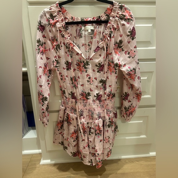 LoveShackFancy Netra floral cotton minidress!! - Picture 1 of 5